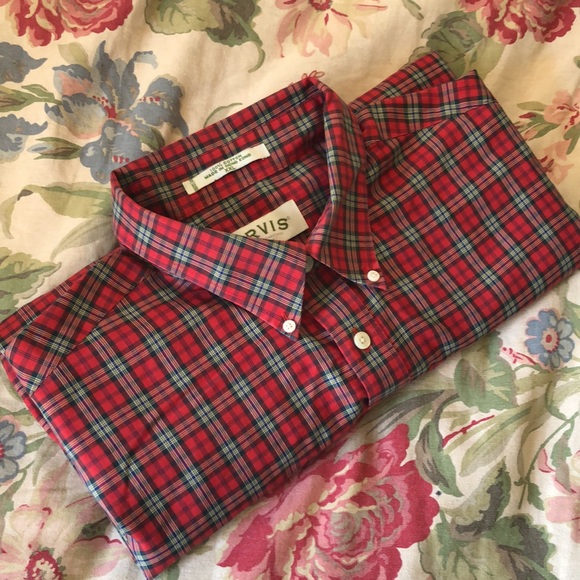 Vintage ORVIS Size XXL Lumberjack Plaid ButtonFront & Button Collar 100% Cotton - Picture 4 of 16